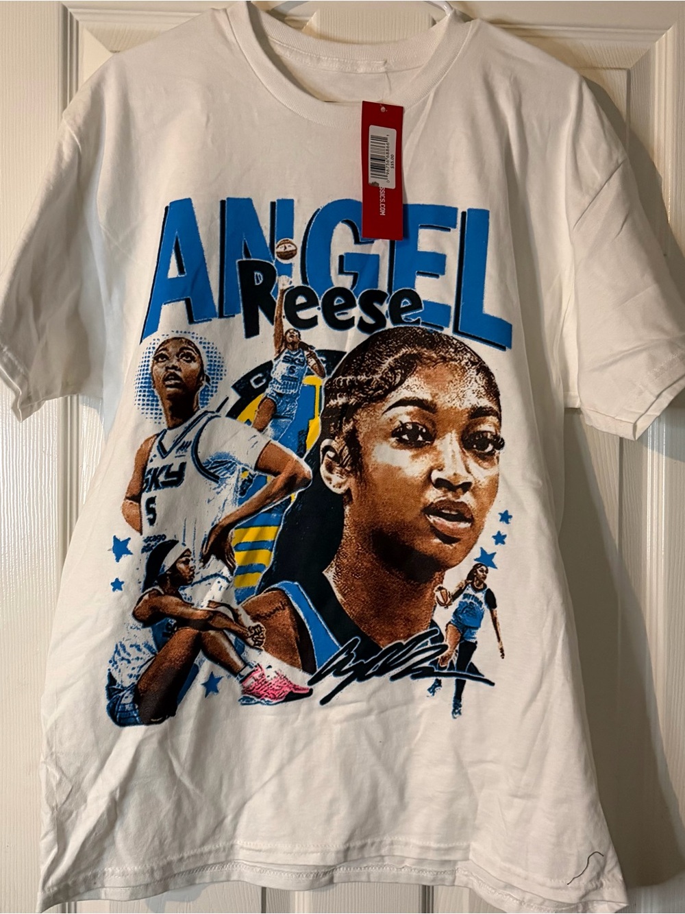 Angel Reese Graphic Tee - White